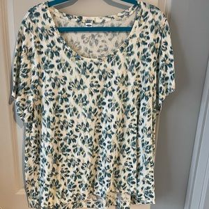 Womens tshirt size xxl multi color pattern